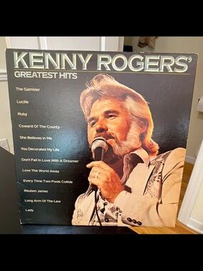 Kenny Rogers Greatest Hits Vinyl Album L00-1072 1980 Liberty Records!